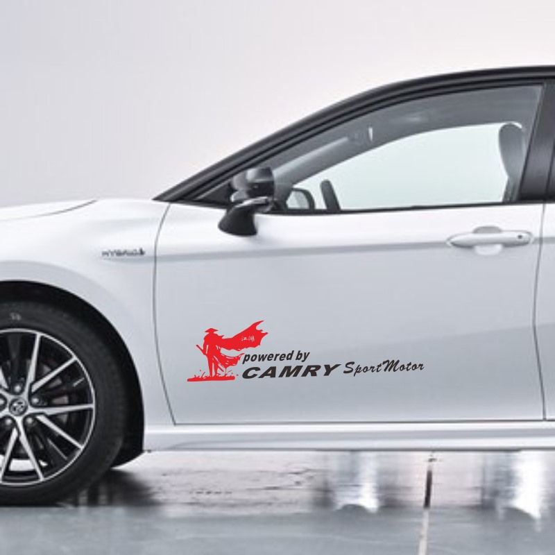 Suitable for CAMRY side door stickers modified door exterior decoration car stickers Car body pull flower scratch stickers