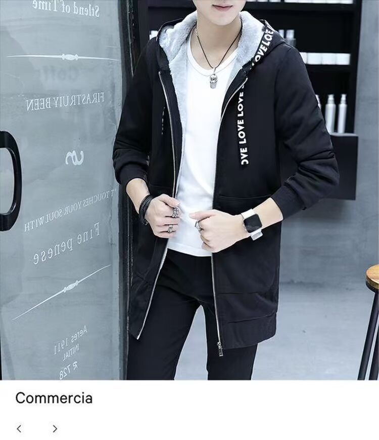 Áo khoác cotton nam MWCQ 2018 mùa đông trùm đầu dài quần áo cotton trẻ trung dày ấm áp cotton - Quần áo độn bông thể thao áo phao lông vũ uniqlo