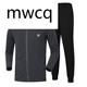 Bộ đồ thể thao MWCQm306l nam mùa thu nhanh khô quần áo thể thao tập thể dục áo khoác dài tay mỏng giản dị - Quần áo tập thể hình