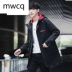 MWCQm01d2018 áo khoác nam mùa thu mới áo khoác mỏng gió giữa dài Hàn Quốc mỏng học sinh dài - Áo gió thể thao
