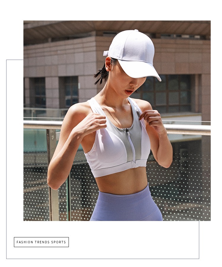 Đồ lót thể thao cường độ cao MWCQ thu thập áo ngực chống sag không vành chạy corset chuyên nghiệp br - Đồ lót thể thao áo thun gym