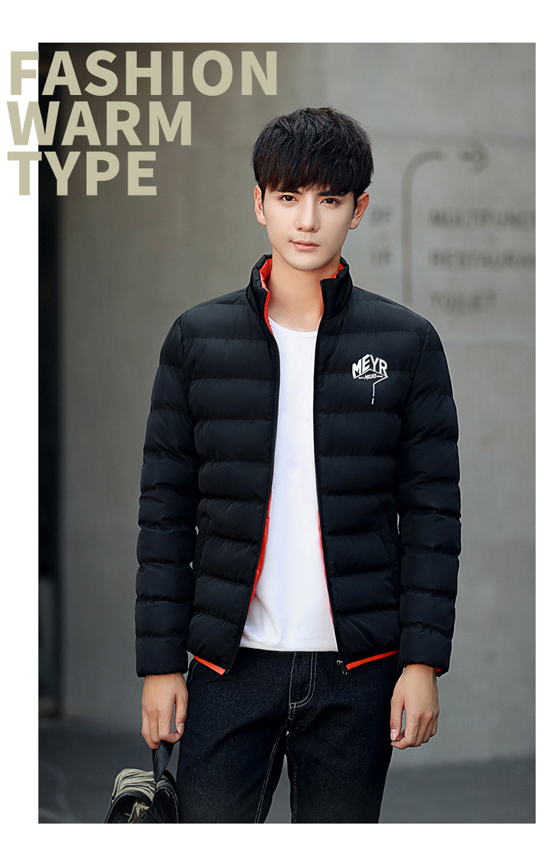 2018 mùa đông nam áo khoác thanh niên Hàn Quốc phiên bản của xu hướng của giản dị quần áo cotton đẹp trai nam cotton độn bông áo khoác áo khoác nam trung niên
