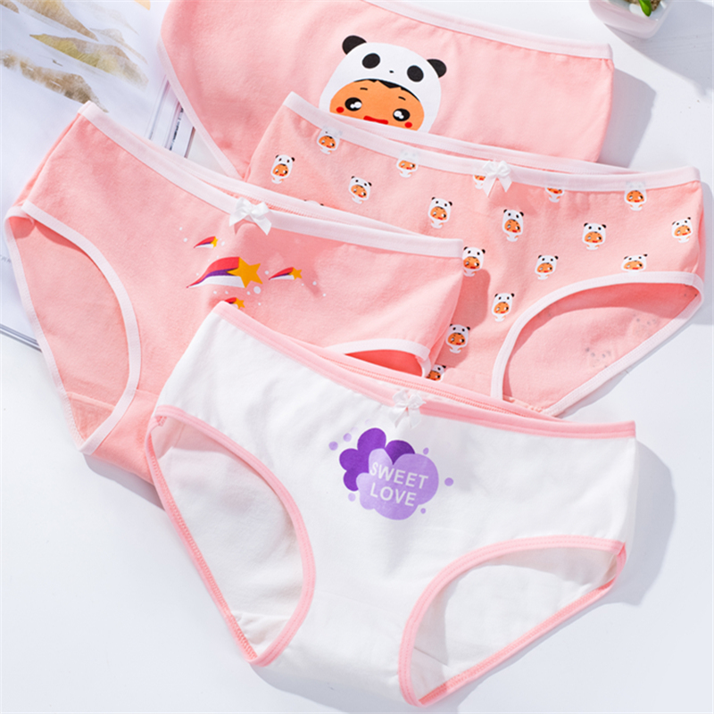 Quần lót nữ tam giác cotton 100% kháng khuẩn đồ lót nữ cotton đơn giản màu rắn quần cô gái eo thấp 6 quan lot nu cho nguoi cao tuoi