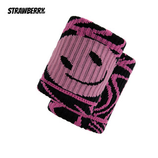 Badminton Wristbands for Women, Sweat-Absorbent Wristbands, Volleyball Wristbands, Towel Wristbands for Men, Sports Running Fitness Smiley Face Sweat Towels