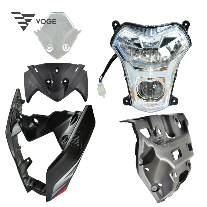 Loncin Voge Motorcycle Lx300-6A -6F 300R Original Fairing Cover Glass Headlight Back Panel