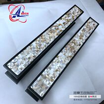 Chinese modern luxury door handle black club shell craft handle glass door wooden door handle sliding door