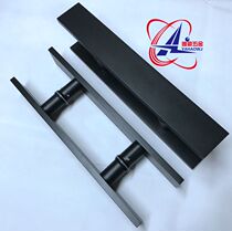 Chinese glass door handle stainless steel bronze anti-theft solid wood door sliding door handle thickened antique armrest