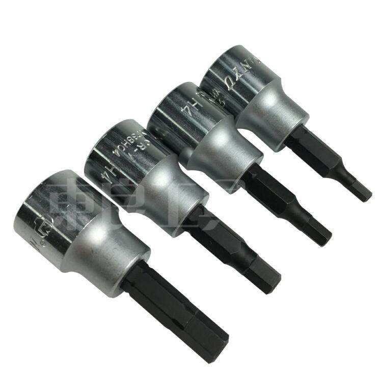 The hexagonal batch of the rotary sleeve in the hexagonal batch 3 8 of the hexagonal sleeve head 1 4 small flying hexagonal tube head