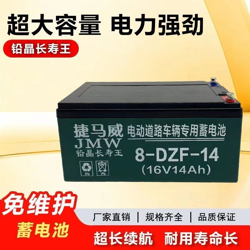 Brand New 16V48V64V80V14Ah Electric Vehicle 8-Dzf-14 Lead-Acid 8-Dzm-14 Battery 16 Volts 14 Amperes