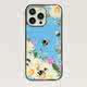 Girls Phone Cases Covers Flower Print Pattern Electroplating Silicone TPU Apple, Samsung