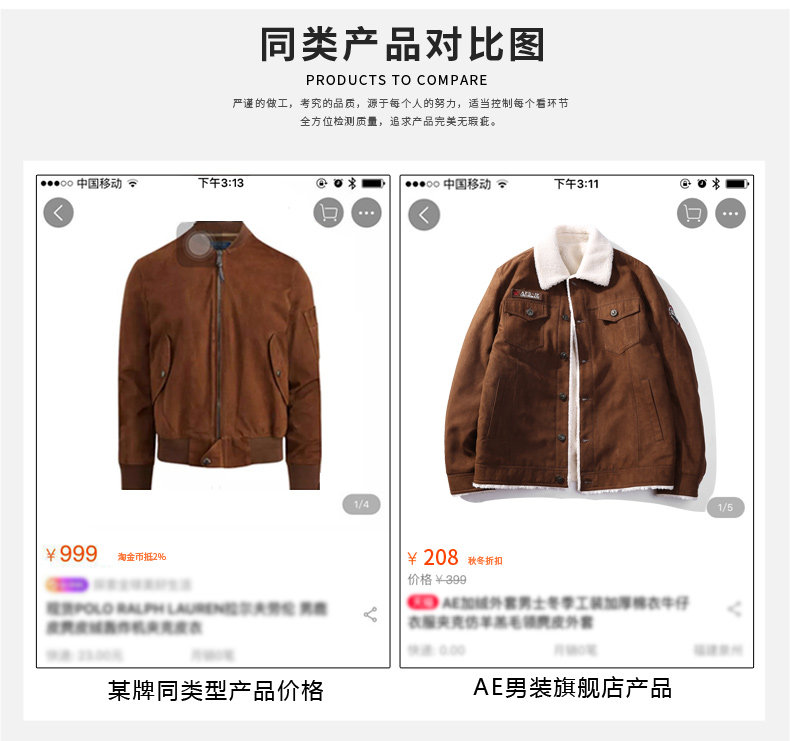 Blouson hiver pour homme AE     - Ref 3115045 Image 10