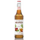 MONIN red date flavored syrup in glass bottle