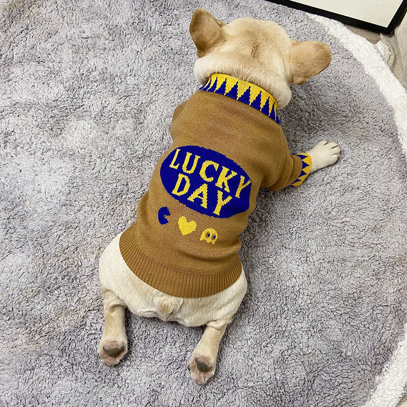 Dog Fadou Clothes Pet Winter Sweater Pet Clothes West Highland Pug Schnauzer Bichon Shiba Inu Warm Thick