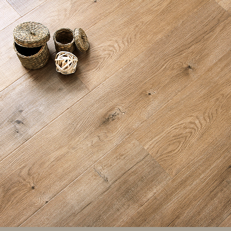 Laminate wood flooring imitation solid wood home waterproof wear-resistant bedroom indoor floor heating environmental protection 12mm Nordic simplicity