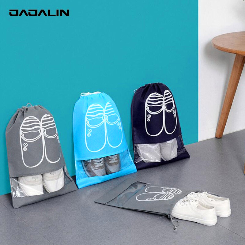 JAJALIN travel shoes containing dust-proof shoes bag sneakers bag moisture-proof drawable lever case suitcase hanging bag