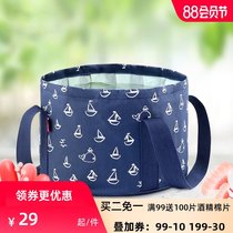 Foldable bucket Multi-function car wash with foot soak Portable outdoor travel water storage Household water washing