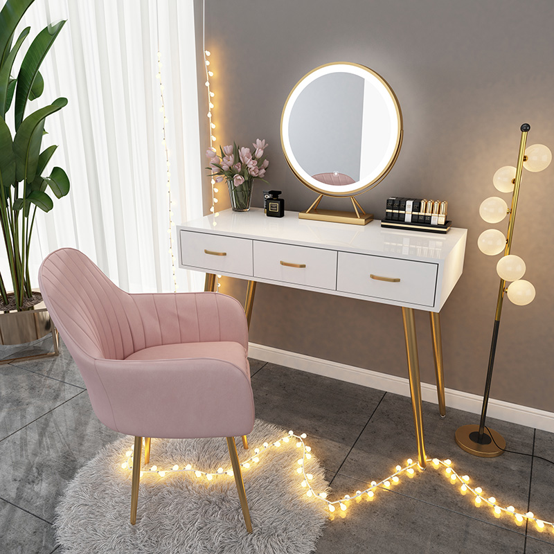 Nordic dressing table net red ins bedroom modern minimalist light luxury small apartment vibrating makeup table piano dressing table