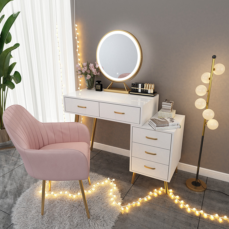 Nordic makeup table bedroom network red in wind collection cabinet in a modern minimal economy small household makeup table