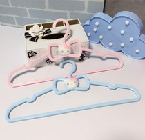 Creative KT Cat Butterfly Knot Clothes Hanghanger Cartoon Cute Plastic Clothes Hangers Clothes Rack 4