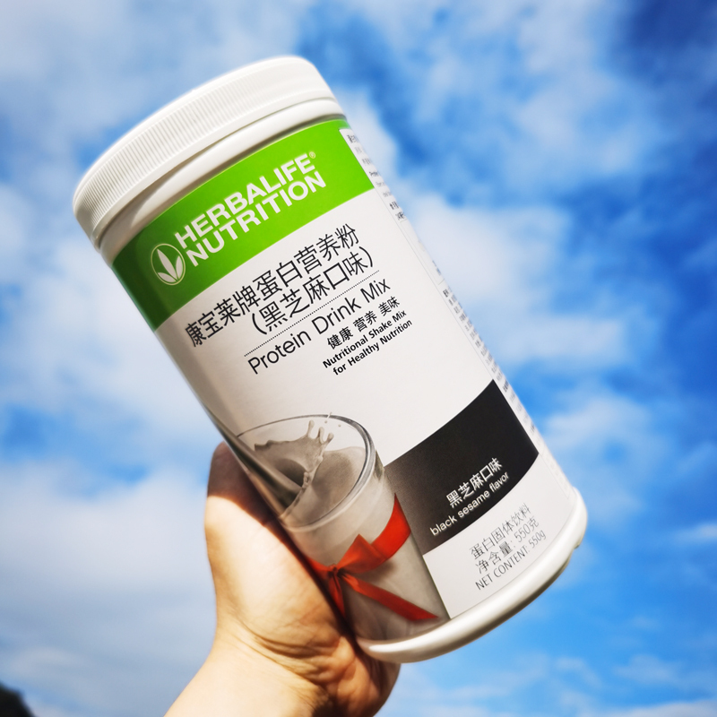 New Product: Herbalife Brand Protein Nutritional Powder, Black Sesame Flavor, 550g, Meal Replacement Shake, Genuine Product from the Store New Product: Herbalife Brand Protein Nutritional Powder, Black Sesame Flavor, 550g, Meal Replacement Shake, Genuine Product from the Store