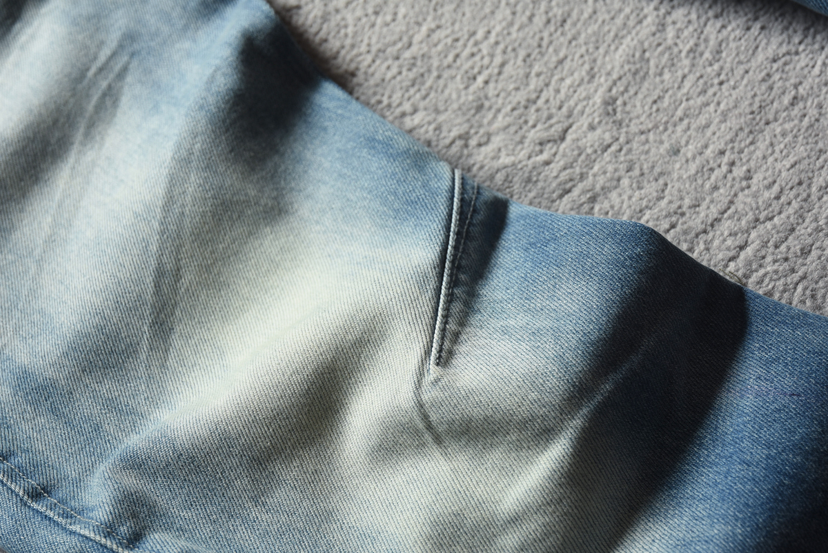 Ông già 3D cut cut scimitar slim jeans mùa thu và mùa đông phong cách vintage nam