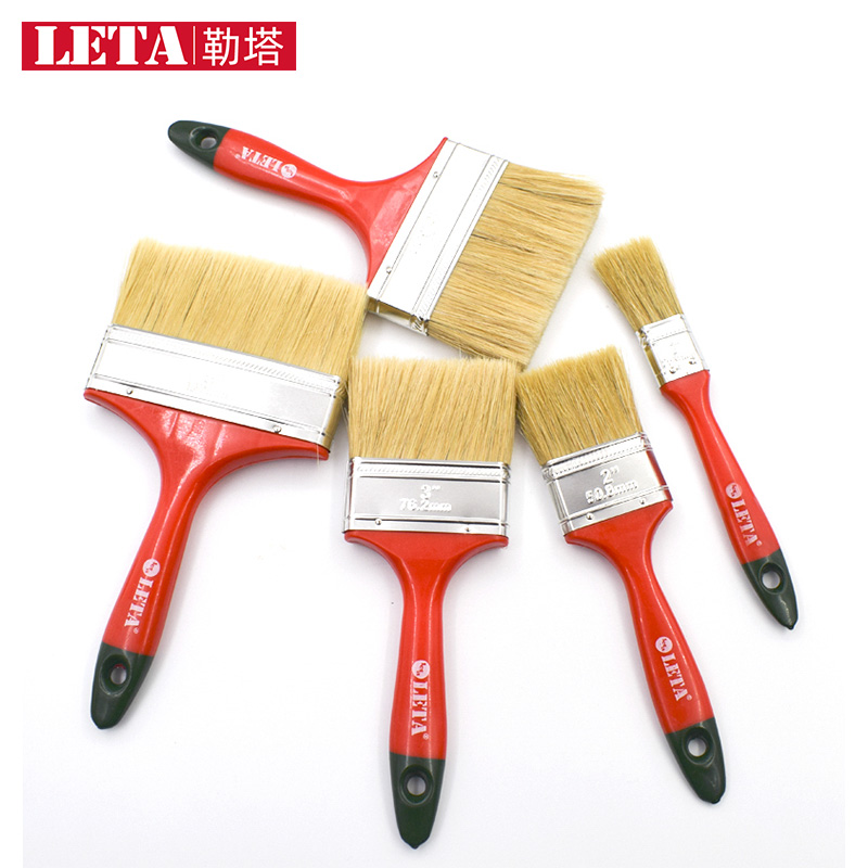 Leta paint brush pig hair brush pig bristle barbecue brush paint brush roller small brush soft hair cleaning industrial row brush