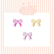 Colorful butterfly knot embroidered cloth with Xiang Bag Coconut Shoes Bag Mobile Phone Hand Ledger DIY Decorative Patches Glued Self-Glued