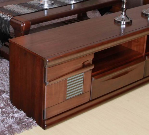 Nội thất Thượng Hải Yongxing Thương hiệu Gỗ Rắn Sofa Bàn cà phê Phòng khách Tủ TV Full Teak U5 - Bộ đồ nội thất giường