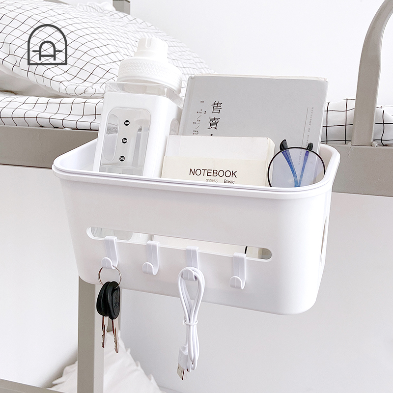 Dongha bunk dormitory bedside hanging basket storage basket bed storage shelf rack storage box bedroom bedside