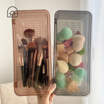 Dongha storage box makeup egg makeup brush box eye shadow desktop beauty tool storage storage box home makeup Cotton