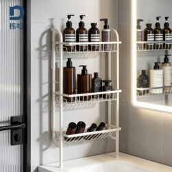 Washbasin Storage Rack, Bathroom Sink Countertop Narrow Gap Shelf, Multi-Layer Cosmetics Bathroom Storage Rack