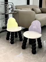 Household small stool simple modern Internet celebrity creative sofa stool chair childrens small bench plastic stool door shoe changing stool
