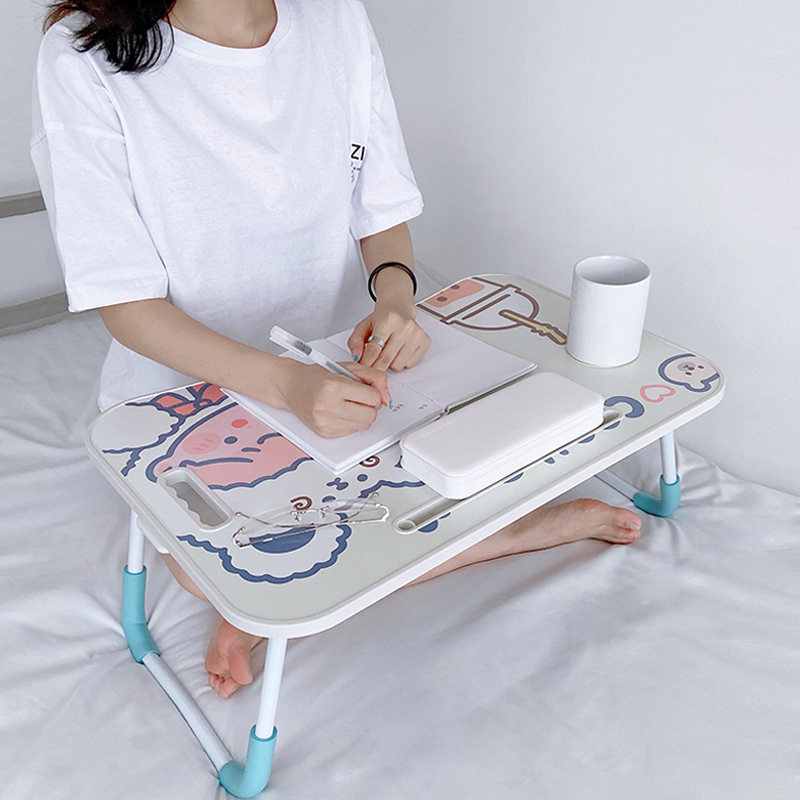 Dhabha student Dormitory Bed Upper Table Folding Sloppy small small table bed with a minimalist economy