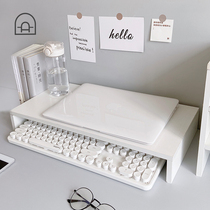 Dongha desktop storage ins laptop elevator rack dormitory display widened pad height artifact shelf