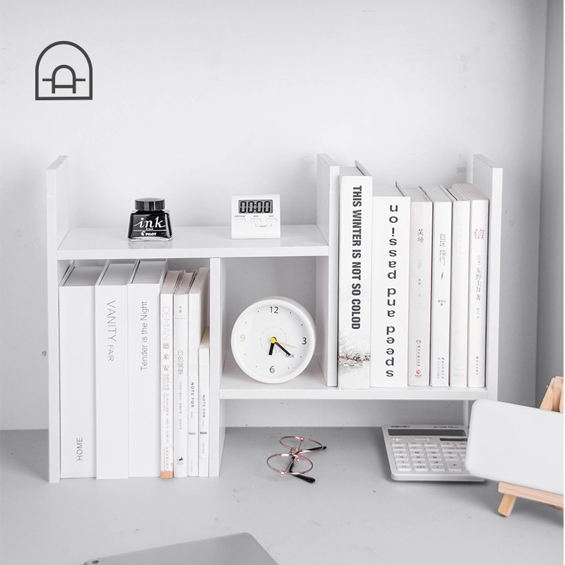 Dongha simple desktop shelf storage rack storage shelf student dormitory small bookcase office storage bookshelf book stand