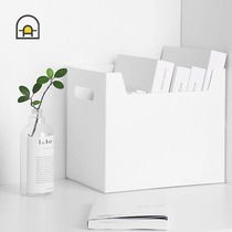 Dongha dormitory plastic Nordic ins minimalist desktop storage box book sundries living room snack box Bookbox