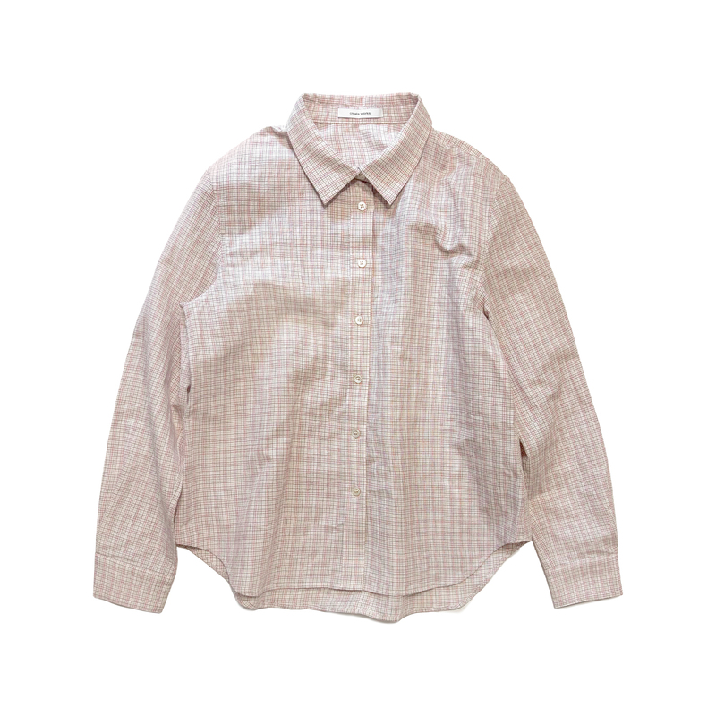 Create Works Hemp Plaid Long-Sleeved Shirt Create Works Hemp Plaid Long-Sleeved Shirt