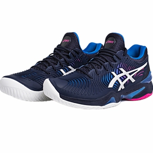 Asics拼色网球鞋