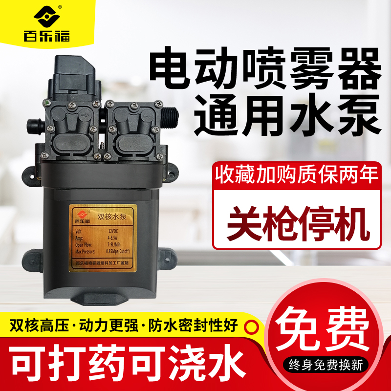 Spray booster pump diaphragm pump DC corrosion resistant electric pump hand-held high-power high-pressure pump accessories