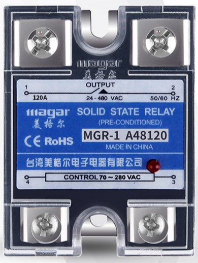 Megel Solid State Relay MGR-1A48120 Single-phase AC Control AC 120A-Taobao