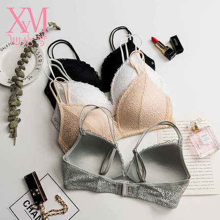 法式内衣套装女薄款无钢圈少女性感蕾丝聚拢胸罩大胸显小超薄文胸-tmall.com天猫 法式内衣套装女薄款无钢圈少女性感蕾丝聚拢胸罩大胸显小超薄文胸-tmall.com天猫