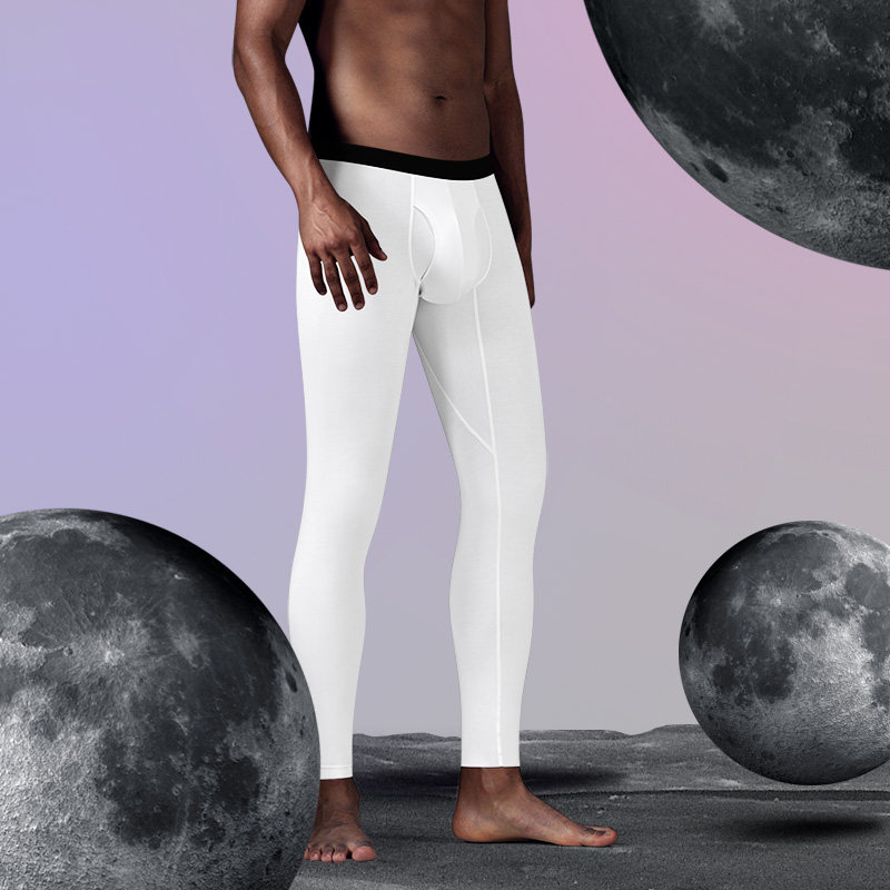 2021 New Black tech Thermostatic Modale Men's Sanitary Pants Men's Warm Pants Fashion Pants Trend