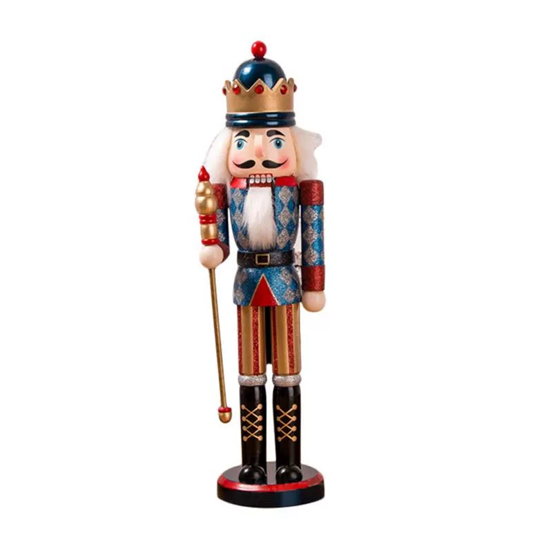 [NutCraCker Рождественский подарокPU puppet 38 см блестящий пудровый шиммер]