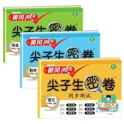 黄冈100分尖子生密卷小学一二三四五六年级下册人教版苏教版外研语文数学北师大版版同步测试卷练习册单元测试卷期末复习冲刺资料
