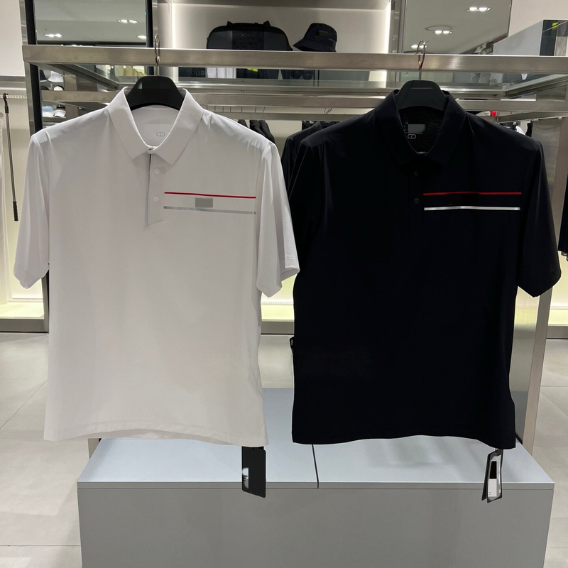 26 Years of Korean Golf Apparel for Men, Summer Fashion Versatile Casual Sports Cool Short-Sleeve Top