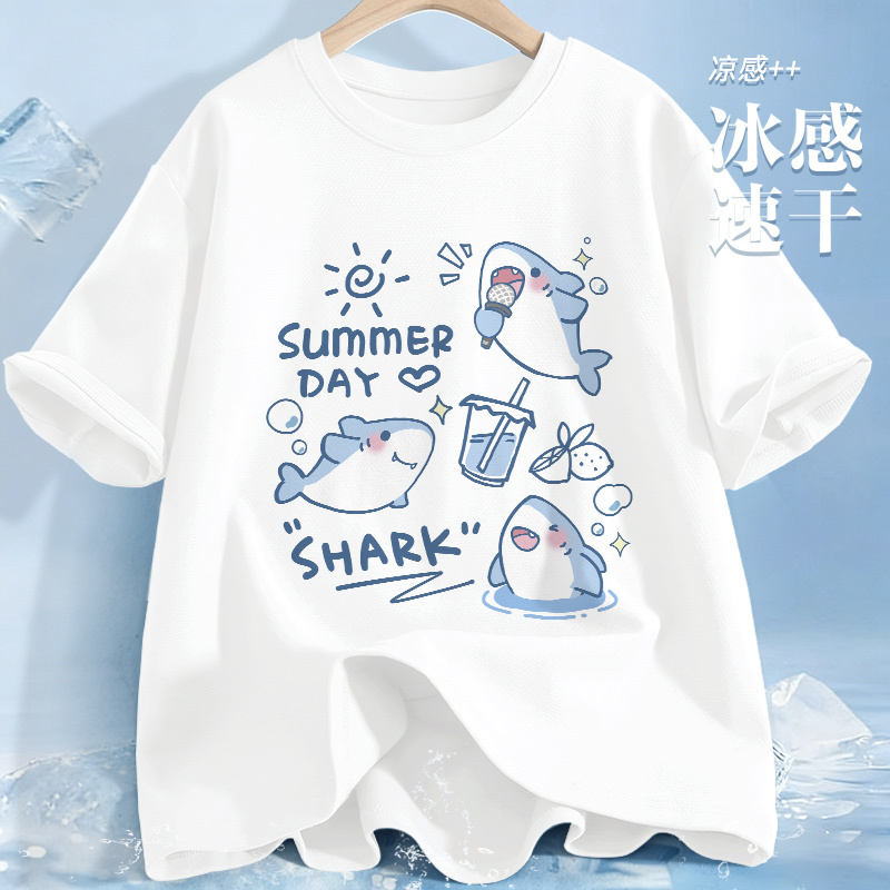 Youth Ice Silk Short-Sleeved T-Shirt for Men 2026 New Summer Breathable and Cool Thin Quick-Drying Top Summer Style Youth Ice Silk Short-Sleeved T-Shirt for Men 2026 New Summer Breathable and Cool Thin Quick-Drying Top Summer Style