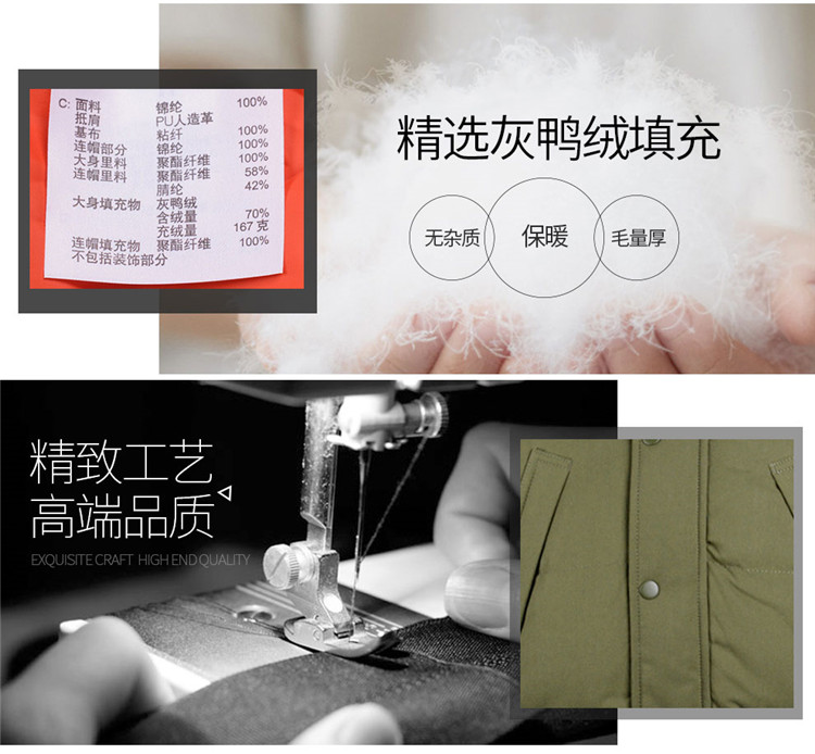 CONVERSE Converse áo khoác dài trùm đầu dày ấm áp 10002858-A01-A02 - Thể thao xuống áo khoác áo phao cao cấp
