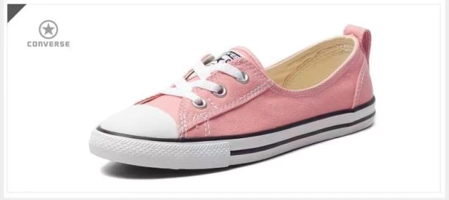 Giày converse nữ mùa hè giày lười đế mỏng vải nông 552933, 547166, 547167, 547163 - Plimsolls