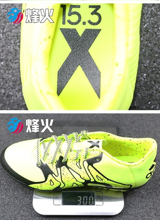 Bonfire Sports Adidas X 15.3 TF bị hỏng giày đào tạo bóng đá B32972 S78186 giày đá bóng giá rẻ