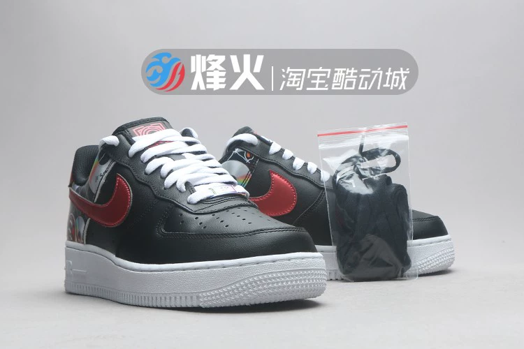 Campfire NIKE AIR FORCE 1 giày graffiti AF1 THẤP CK0732-081 CK5738-191 - Dép / giày thường